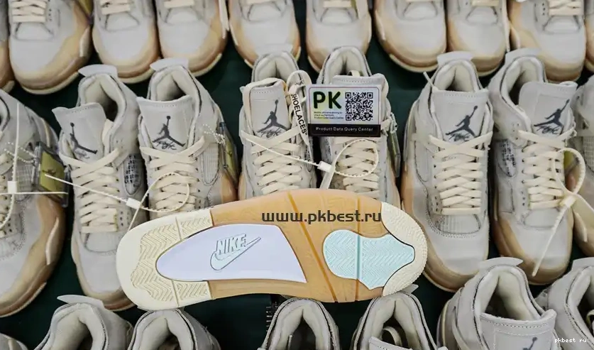 JORDAN SAIL OFF-WHITE TO READY SHIP RETRO MATERIALS RETAIL 4 0602